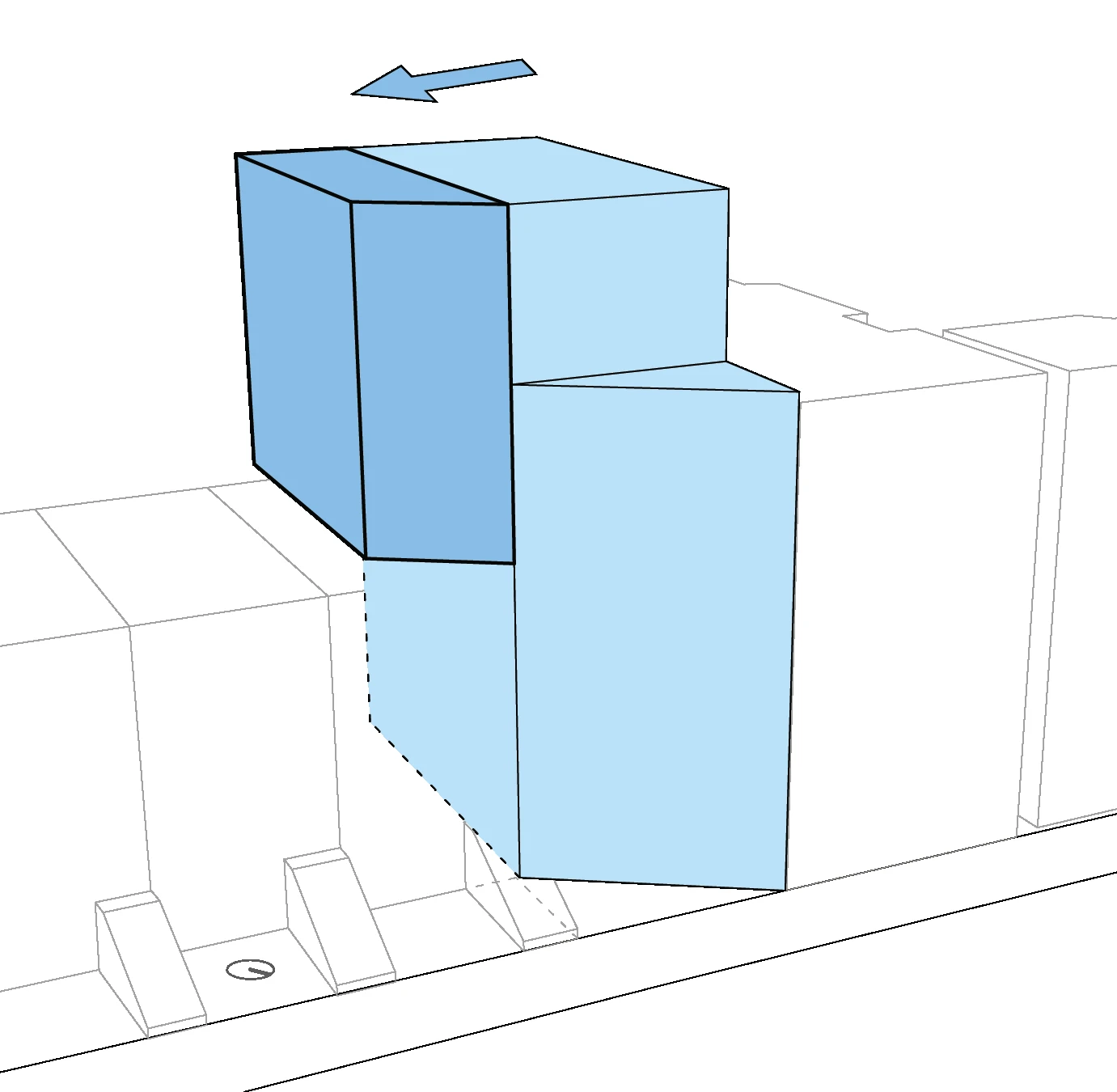 Massing strategy · Air Rights Acquisition