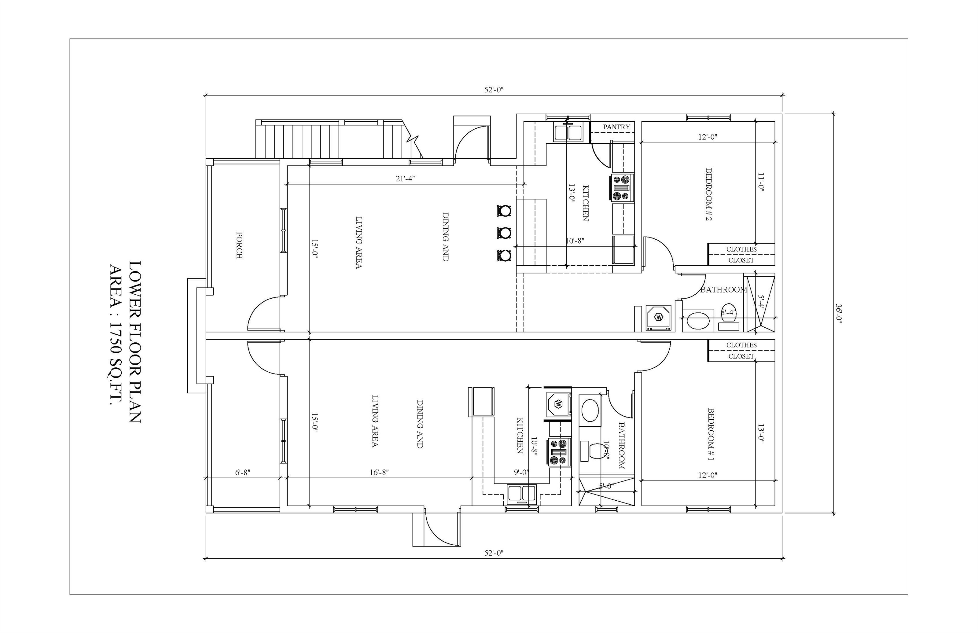 Client-provided first-floor plan